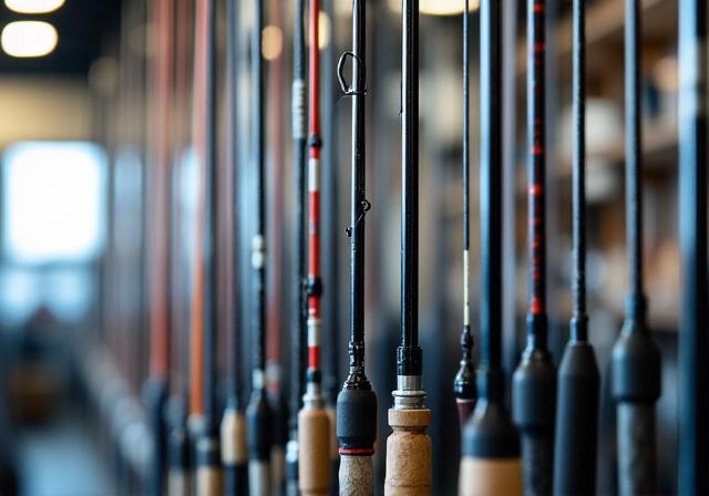 Fishing rods collection