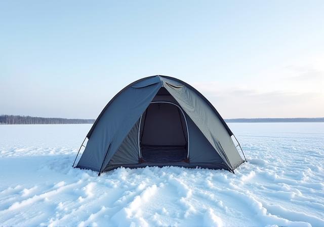 Portable ice fishing shelter